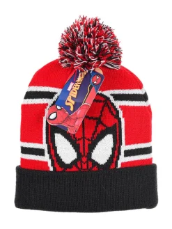 2-delige set: muts & handschoenen "Spiderman" rood