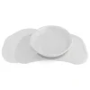 2-delige set: placemat en eetleerbord wit