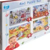 4-delige set puzzels - vanaf 2 jaar