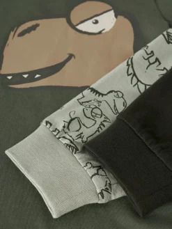 2-delige set: pyjama's groen