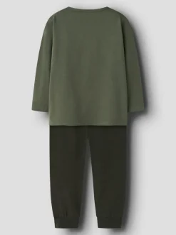 2-delige set: pyjama's groen