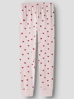2-delige set: pyjama's lichtroze/crème
