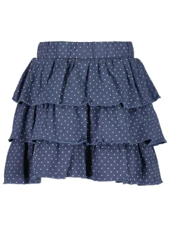 2-delige set: rokken donkerblauw/roze