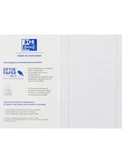 10-delige set: schriften "Touch - Liniatuur 28" blauw - A4