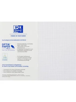 10-delige set: schriften "Touch - Liniatuur 22" lichtblauw - A4