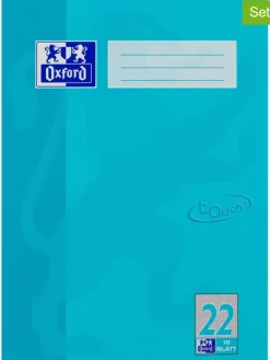 10-delige set: schriften "Touch - Liniatuur 22" lichtblauw - A4