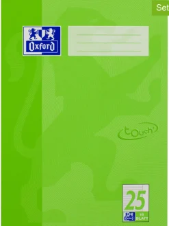 10-delige set: schriften "Touch - Liniatuur 25" groen - A4