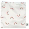 2-delige set: snacktassen paars/crème - (L)17 x (B)18 cm