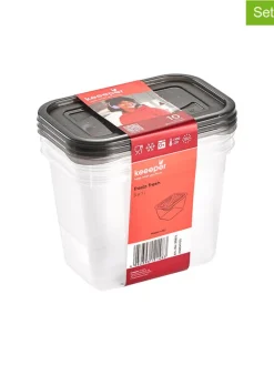 3-delige set: vershouddozen "Fredo Fresh" zwart - 1 l