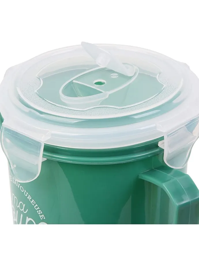 3-delige set: vershouddozen geel/rood/groen - 650 ml