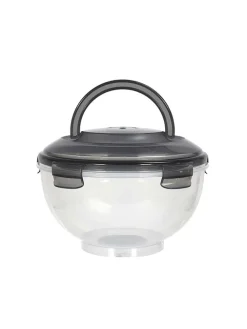 3-delige set: vershouddozen grijs - 5,8 l