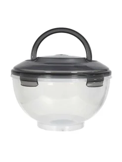 3-delige set: vershouddozen grijs - 5,8 l