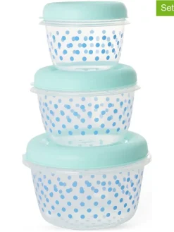 3-delige set: vershouddozen mintgroen