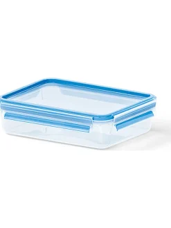 2-delige set: voorraaddozen "Clip and Close" blauw - 1,2 l