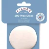 200-delige set: wasplaatjes wit