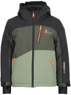 2-delige ski-/snowboardoutfit antraciet/kaki
