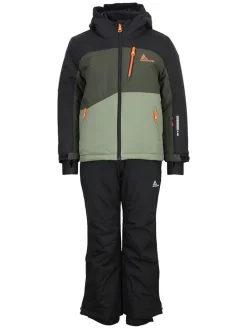 2-delige ski-/snowboardoutfit antraciet/kaki