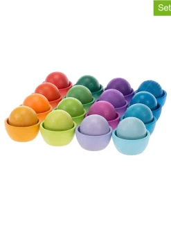 32-delige sorteerset: regenboogballen met bijpassende schaaltjes - vanaf 3 jaar