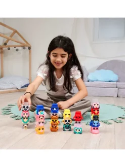 4-delige speelfigurenset "Bloxies" meerkleurig - vanaf 3 jaar