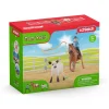 9-delige speelfigurenset "Team Roping with Cowgirl" - vanaf 3 jaar