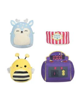 4-delige Squishmallows pluchen dierenset meerkleurig - vanaf 6 jaar