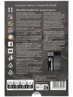 10-delige tekenset ''Monolith Graphit''
