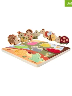 7-delige voelpuzzel met stof - vanaf 12 maanden