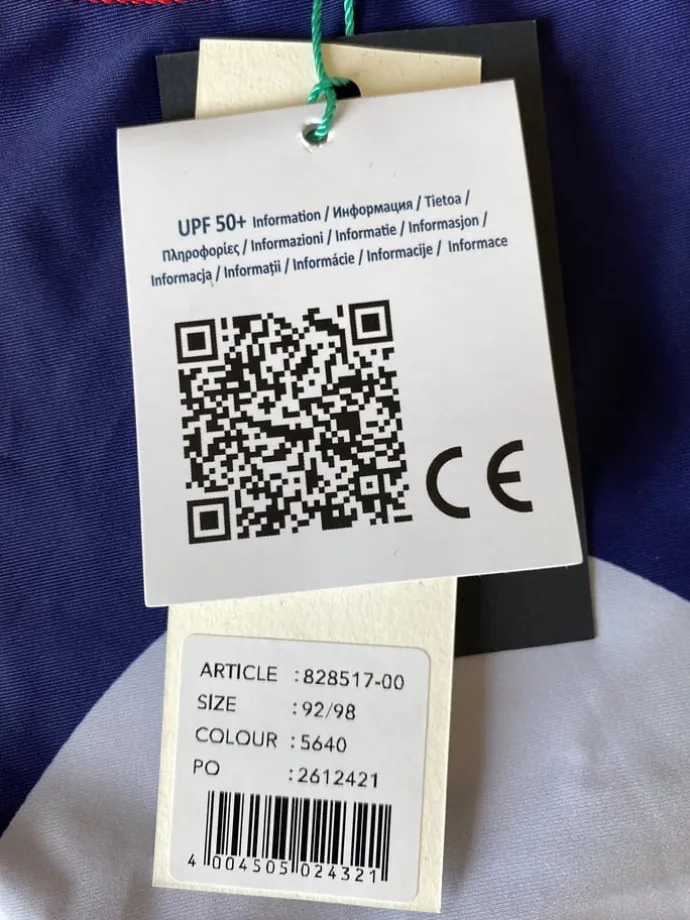 2-delige zwemoutfit donkerblauw