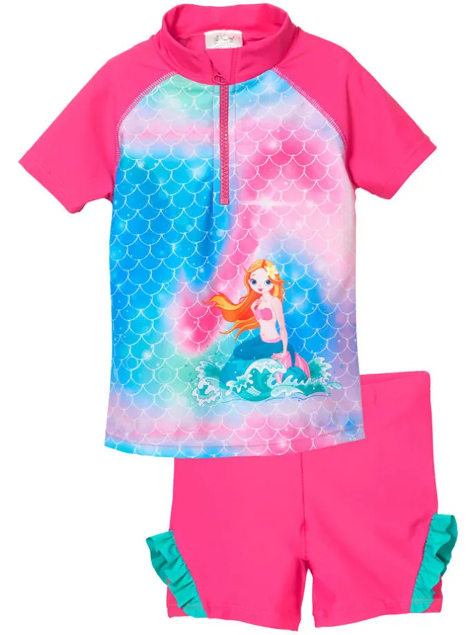 2-delige zwemoutfit roze