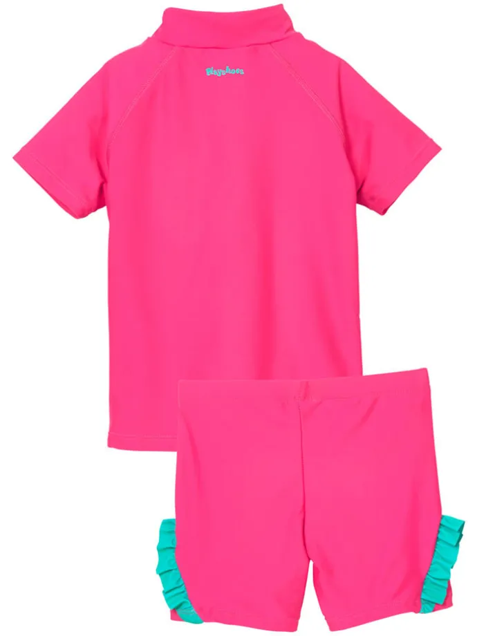 2-delige zwemoutfit roze