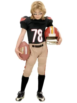 2-delig kostuum "American Football Seler" zwart/beige