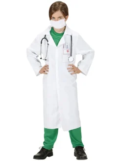 2-delig kostuum "Dokter" wit