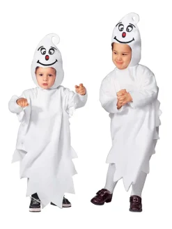 2-delig kostuum "KLEINE SPOOK" wit