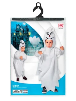 2-delig kostuum "KLEINE SPOOK" wit