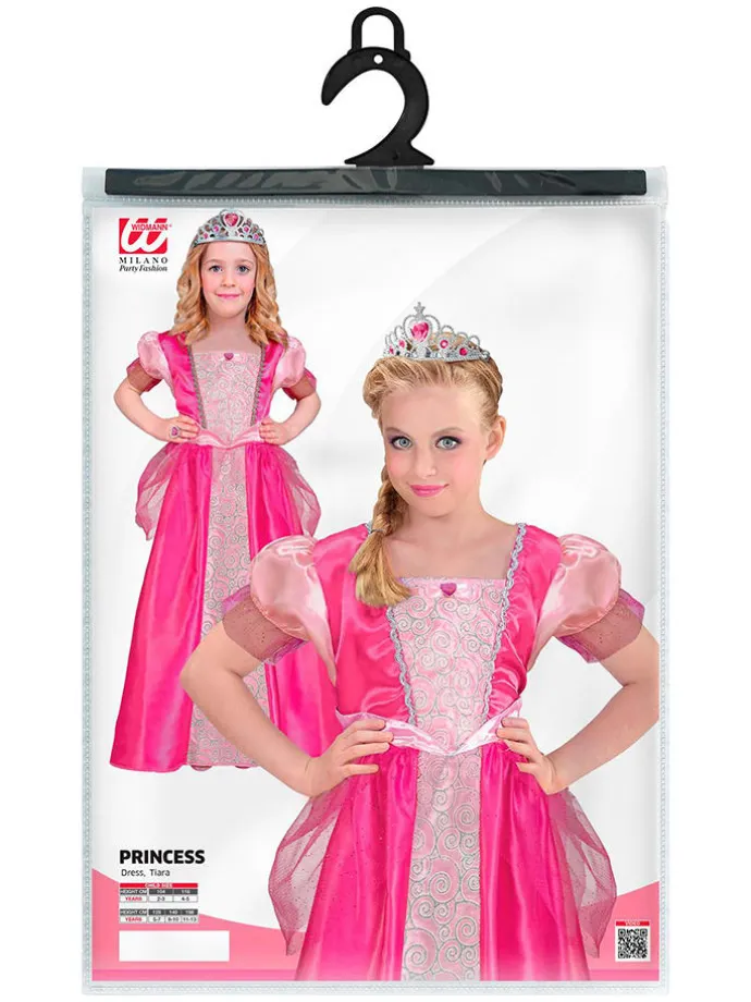 2-delig kostuum "Prinses" roze