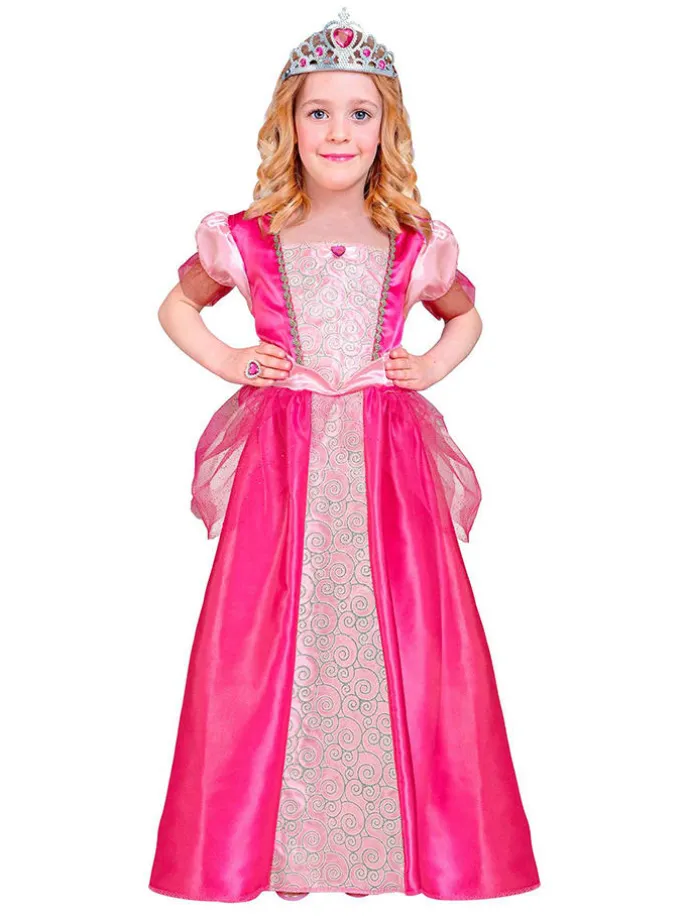 2-delig kostuum "Prinses" roze