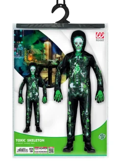 2-delig kostuum "VERONTREINIGD SKELET" groen/zwart