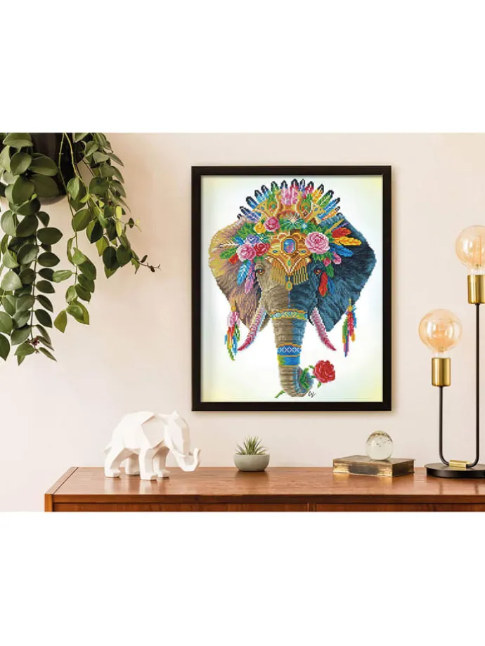 Diamond Painting "Bohemian Olifant" - vanaf 4 jaar