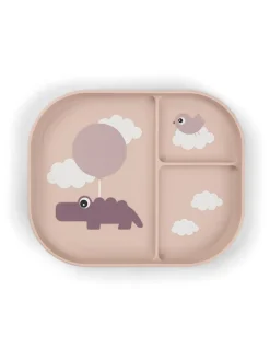 Dinerbord "Happy clouds" lichtroze - (B)22 x (H)18 cm