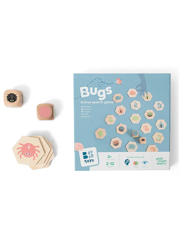 Dobbelspel "Bugs - Active Search Game" - vanaf 3 jaar