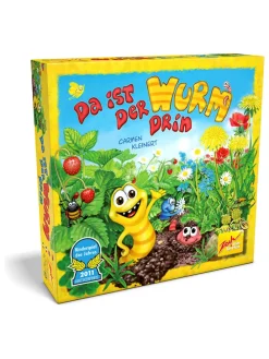 Dobbelspel "Daar zit een worm in" - vanaf 4 jaar