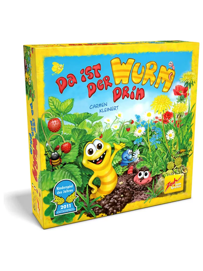 Dobbelspel "Daar zit een worm in" - vanaf 4 jaar