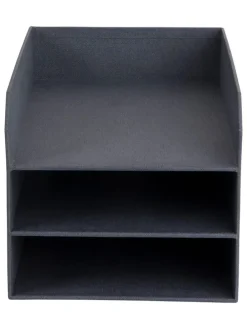 Documenthouder "Trey" donkergrijs - (B)23 x (H)21 x (D)31,5 cm