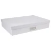 Dokumentenbox "Sverker" wit - (L)43,5 x (B)31 x (H)8,5 cm