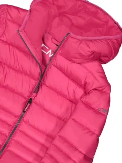 Doorgestikte jas roze