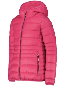 Doorgestikte jas roze