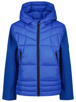 Doorgestikte jas "Tacido" blauw