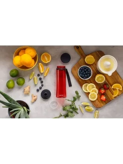 Drinkfles "Infuze" rood - 600 ml