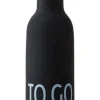 Drinkfles "To Go" zwart - 500 ml