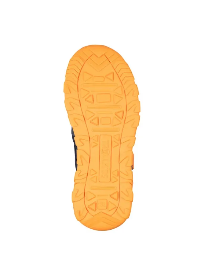 Enkelsandalen "Kristiansand" donkerblauw/lichtblauw